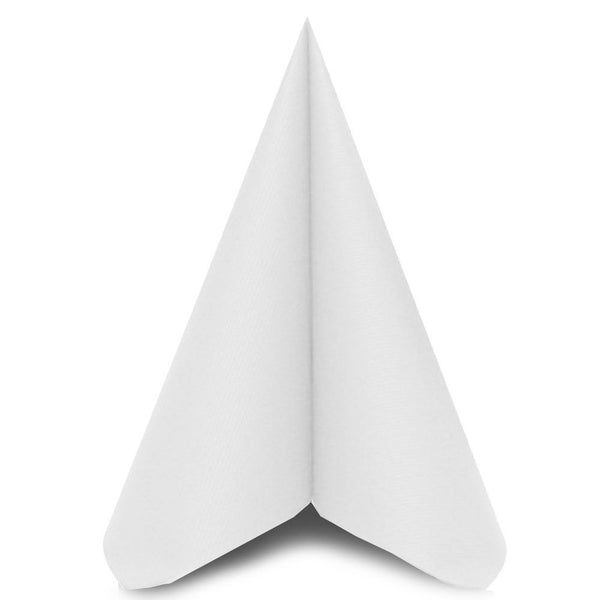 Airlaid servetten wit 40x40 1/4 vouw - Lanza Tafelaankleding