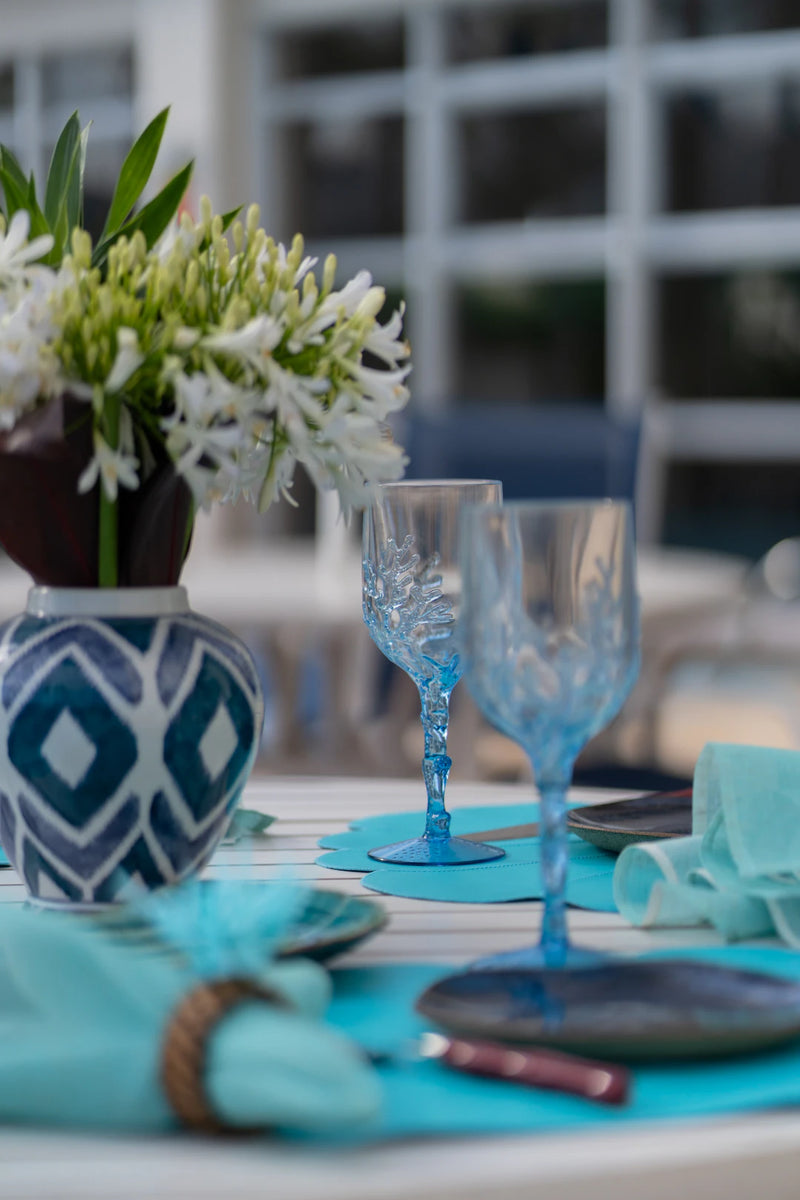 Elegante royalblauwe Airlaid Tafelaankleding voor elke gelegenheid