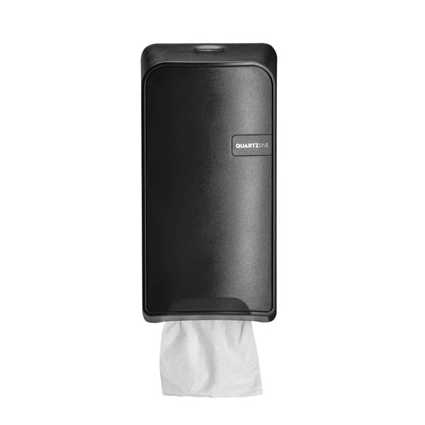 Quartz Line Toilettenpapierhalter Großpackung Schwarz