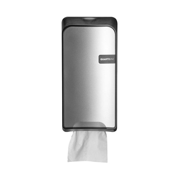 Quartz Line Toilettenpapierhalter Großpackung Silber
