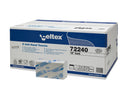 Falthandtuchpapier, Z-Falz, 100% Zellstoff 2-lagig Karton a 25 x 150 Stk.