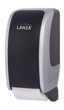 Vertical Toilet Paper Holder Black Silver