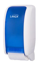 Vertical Toilet Paper Holder Blue White