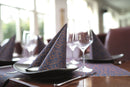 Airlaid Servetten Motief Claudio, 40x40 1/4 vouw pakje van 50 stuks - Lanza Tafelaankleding