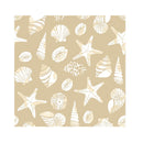 Airlaid Servetten Motief Beach, 40x40 1/4 vouw doos a 300 stuks - Lanza Tafelaankleding