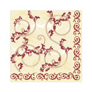 Airlaid Servetten Motief Michel, 40x40 1/4 vouw doos a 300 stuks - Lanza Tafelaankleding