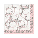 Airlaid Servetten Motief Michel, 40x40 1/4 vouw doos a 300 stuks - Lanza Tafelaankleding