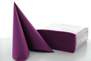 Airlaid Servetten Aubergine 40x40cm 1/4 vouw - Lanza Tafelaankleding