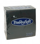 Tissue Servetten 24 x 24 1/4 vouws, zwart doos a 3000 Stuks. - Lanza Tafelaankleding