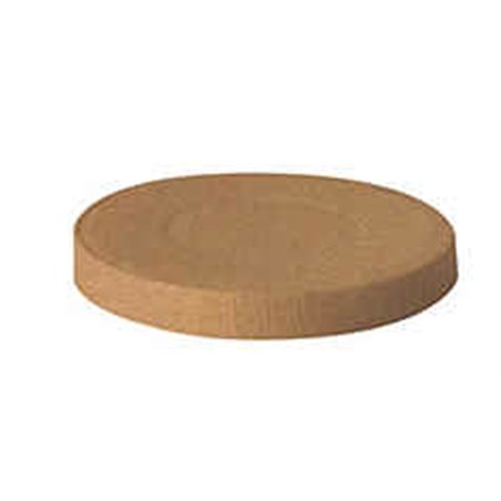 Lids suitable for Sauce cups - Portion cups Cardboard Round Brown Ø 62mm