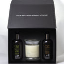 Fair Trade gift set met geurkaars - Lanza Tafelaankleding
