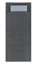 Bestekzakjes Zwart/Grijs 33x33, doos a 600 stuks. - Lanza Tafelaankleding