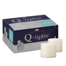 Stompkaarsen Ivoor, 100mm x 100mm, doos a 12 stuks. - Lanza Tafelaankleding