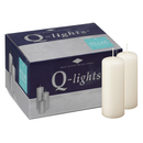 Stompkaarsen Wit, ø70x200 mm, doos a 15 Stuks. - Lanza Tafelaankleding