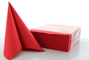 Airlaid Servetten Rood 40x40cm 1/4 vouw - Lanza Tafelaankleding