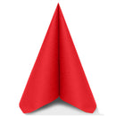 Airlaid Servetten Rood 40x40cm 1/4 vouw - Lanza Tafelaankleding