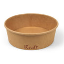 Saladebak 500 ml Kraft Bruin Carton Ø 150mm