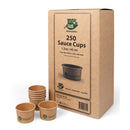 Saucenschalen 45cc Rundkarton "100% Fair" Ø 61 x 40mm