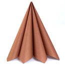 Bronzen Servetten Airlaid 40x40 1/4 Vouw - Lanza Tafelaankleding