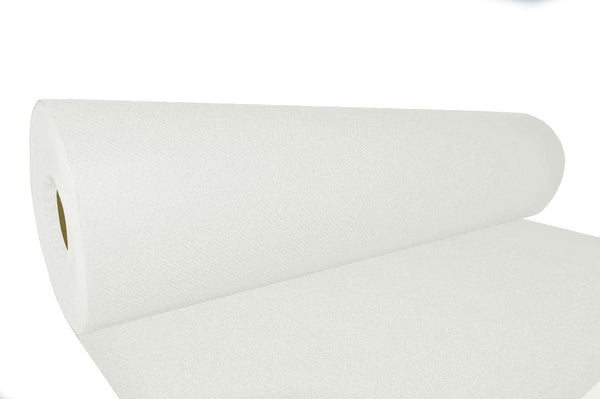 Airlaid tafelkleed (wit) op rol 1,20cm x 25 Mtr. - Lanza Tafelaankleding