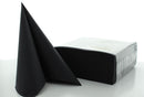 Airlaid Servetten Zwart Linclass Light 40x40 1/4 vouw, doos a 300 stuks. - Lanza Tafelaankleding