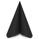 Airlaid Servetten Zwart Linclass Light 40x40 1/4 vouw, doos a 300 stuks. - Lanza Tafelaankleding